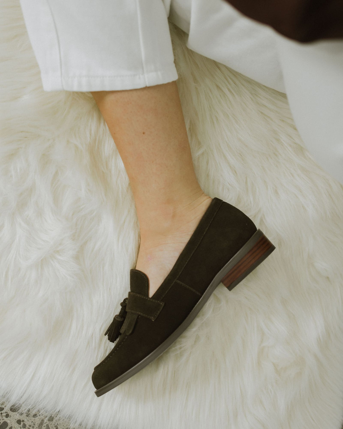 LUSH LOAFERS CHOCOLATE SUEDE