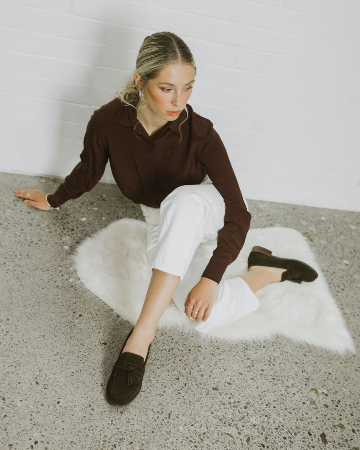 LUSH LOAFERS CHOCOLATE SUEDE