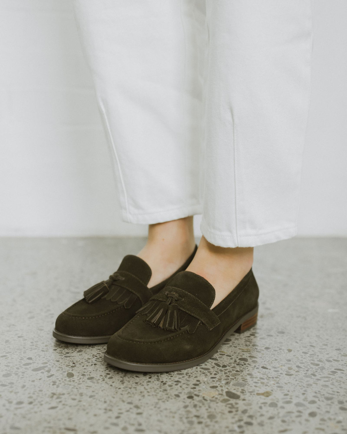 LUSH LOAFERS CHOCOLATE SUEDE