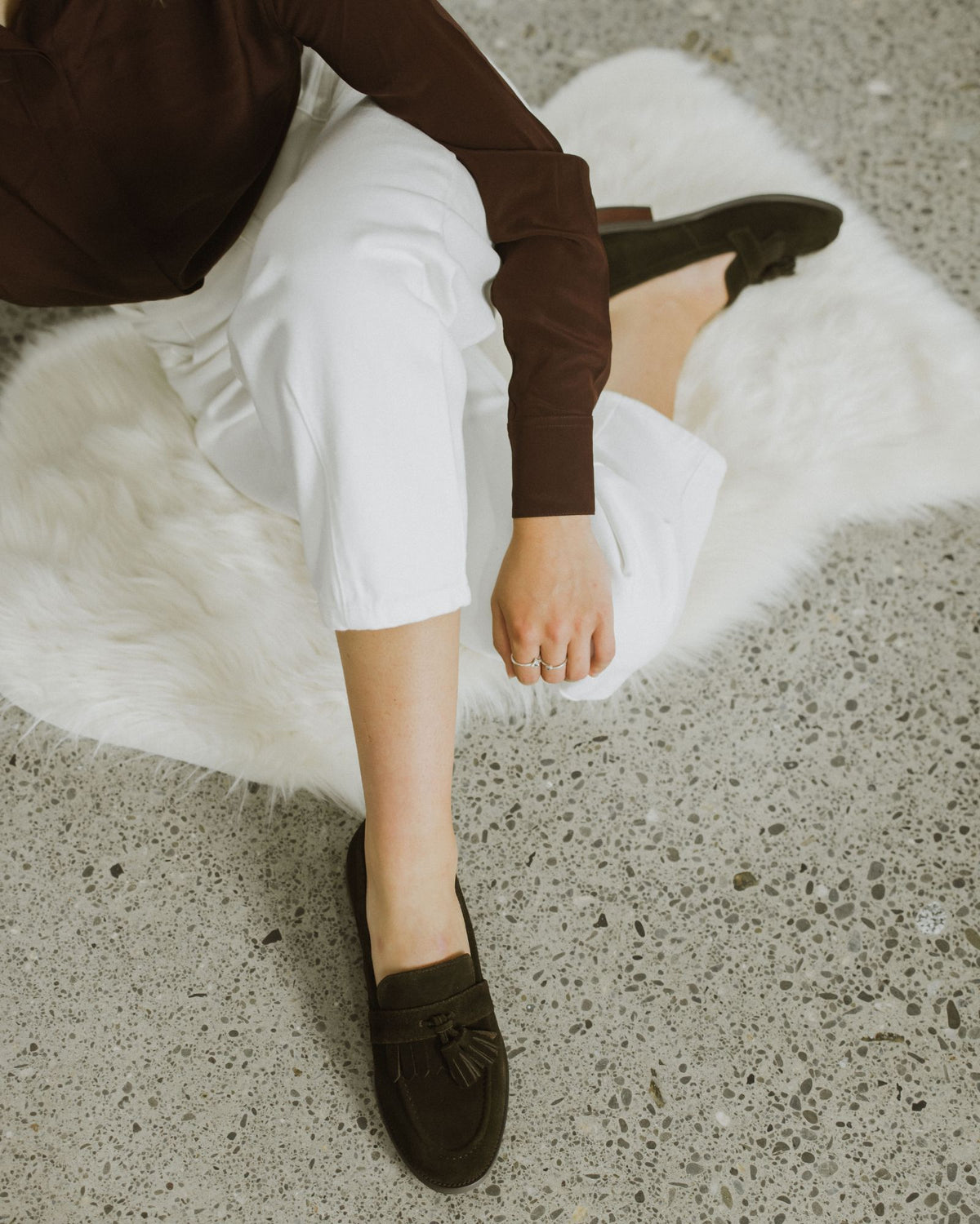LUSH LOAFERS CHOCOLATE SUEDE