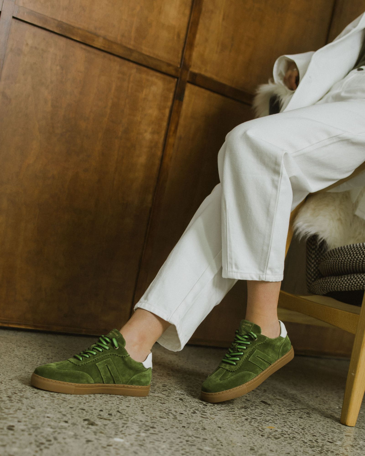 KAT SNEAKERS MOSS SUEDE