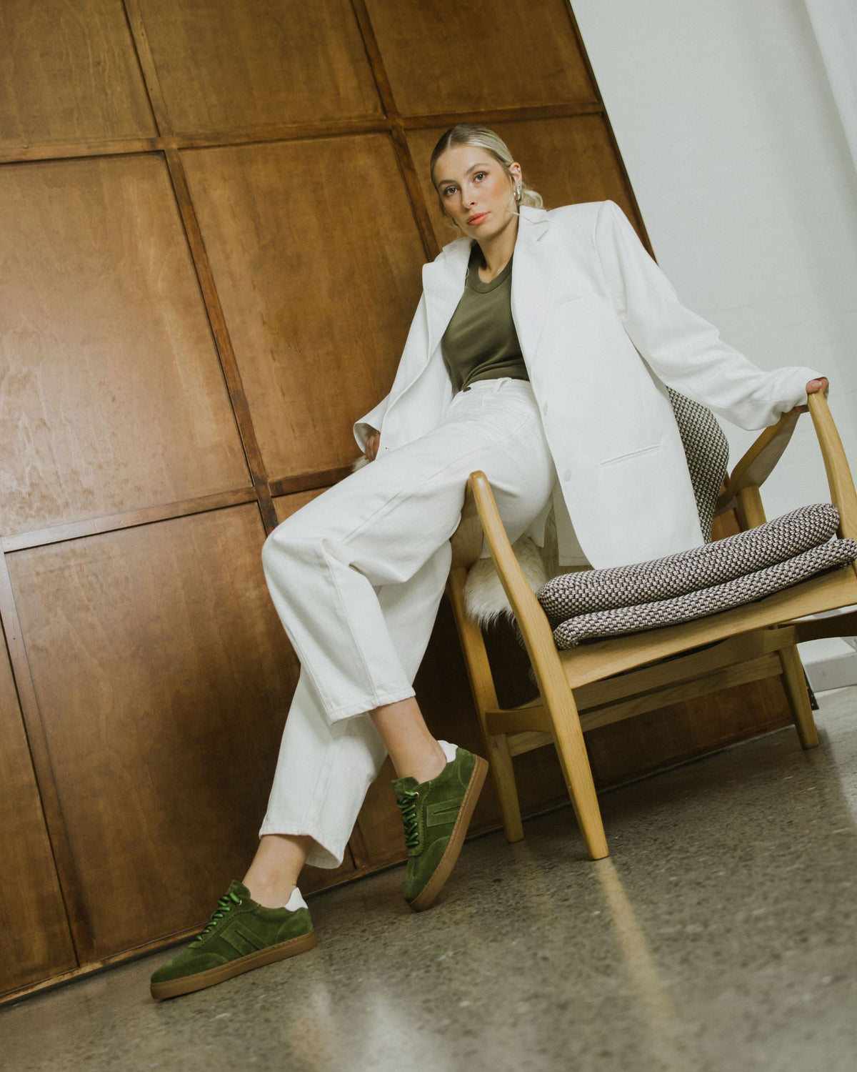 KAT SNEAKERS MOSS SUEDE