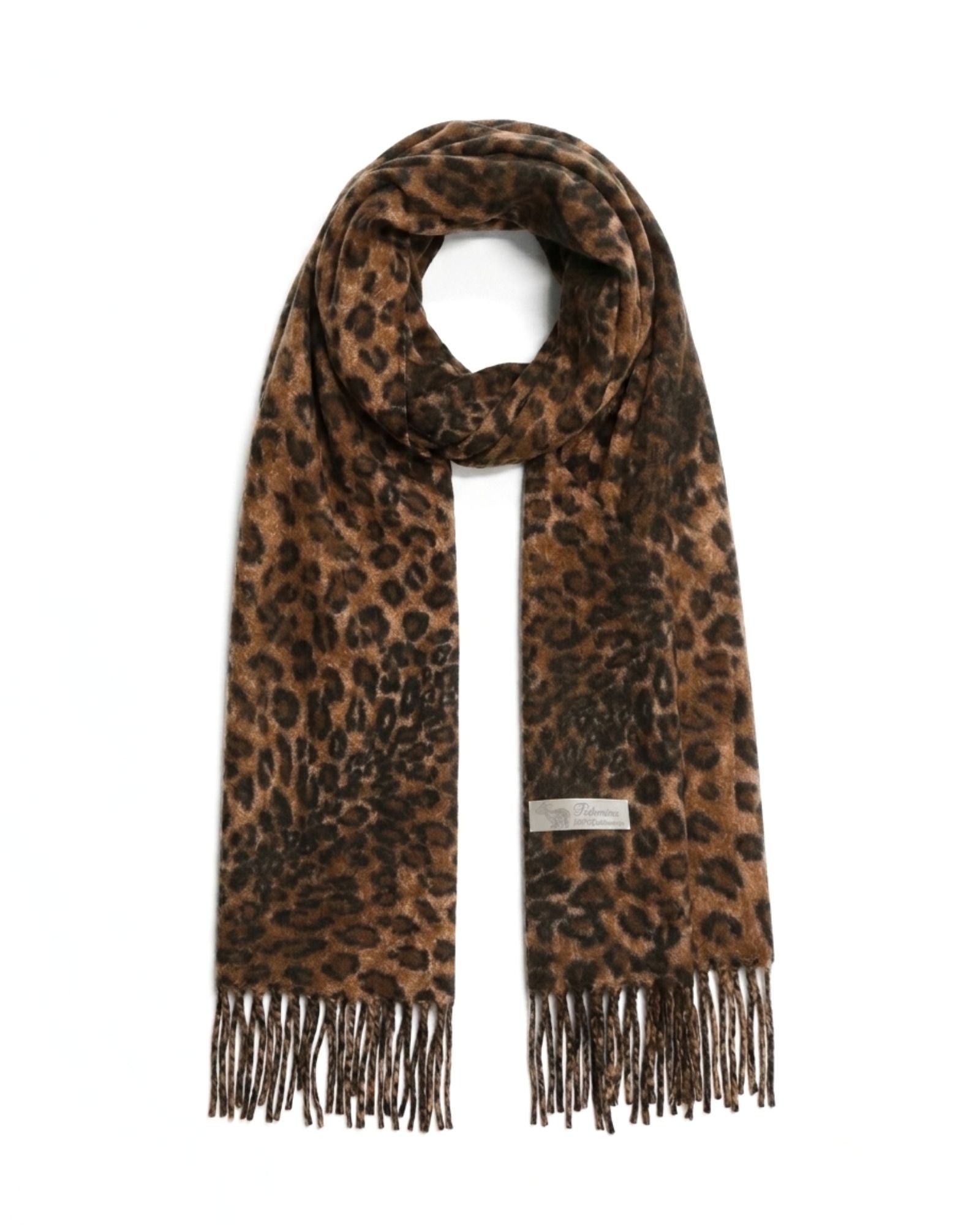 ARIA SCARF BLACK LEOPARDS