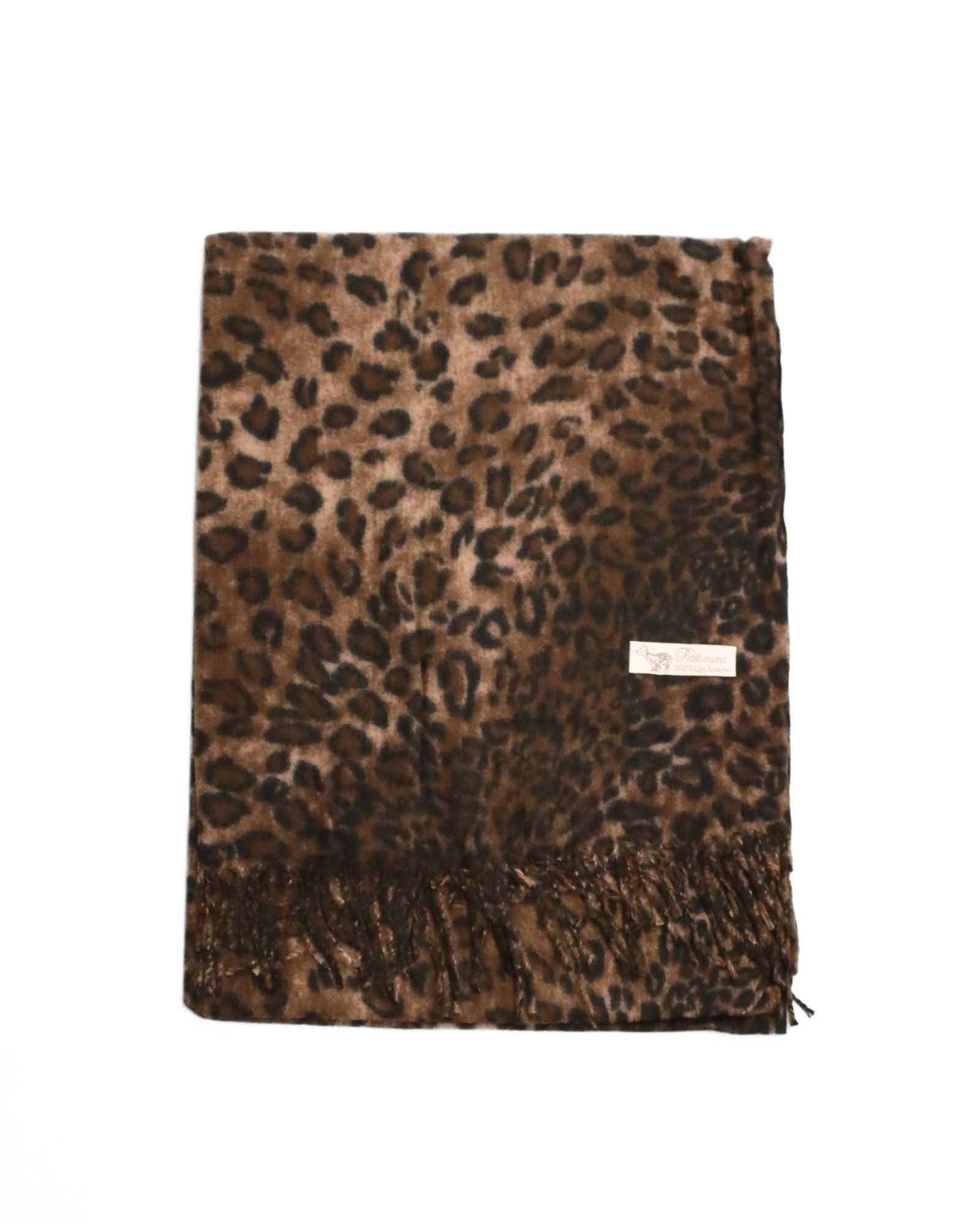 ARIA SCARF BLACK LEOPARDS