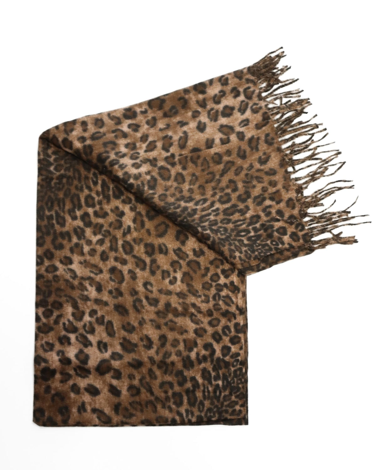 ARIA SCARF BLACK LEOPARDS