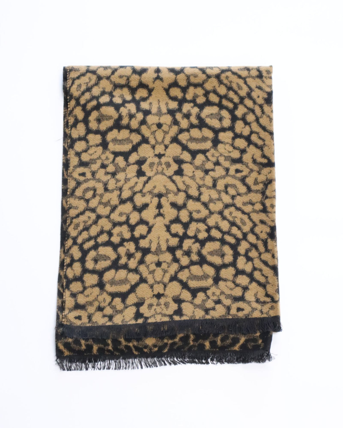 ABBIE SCARF CAMEL LEOAPRD