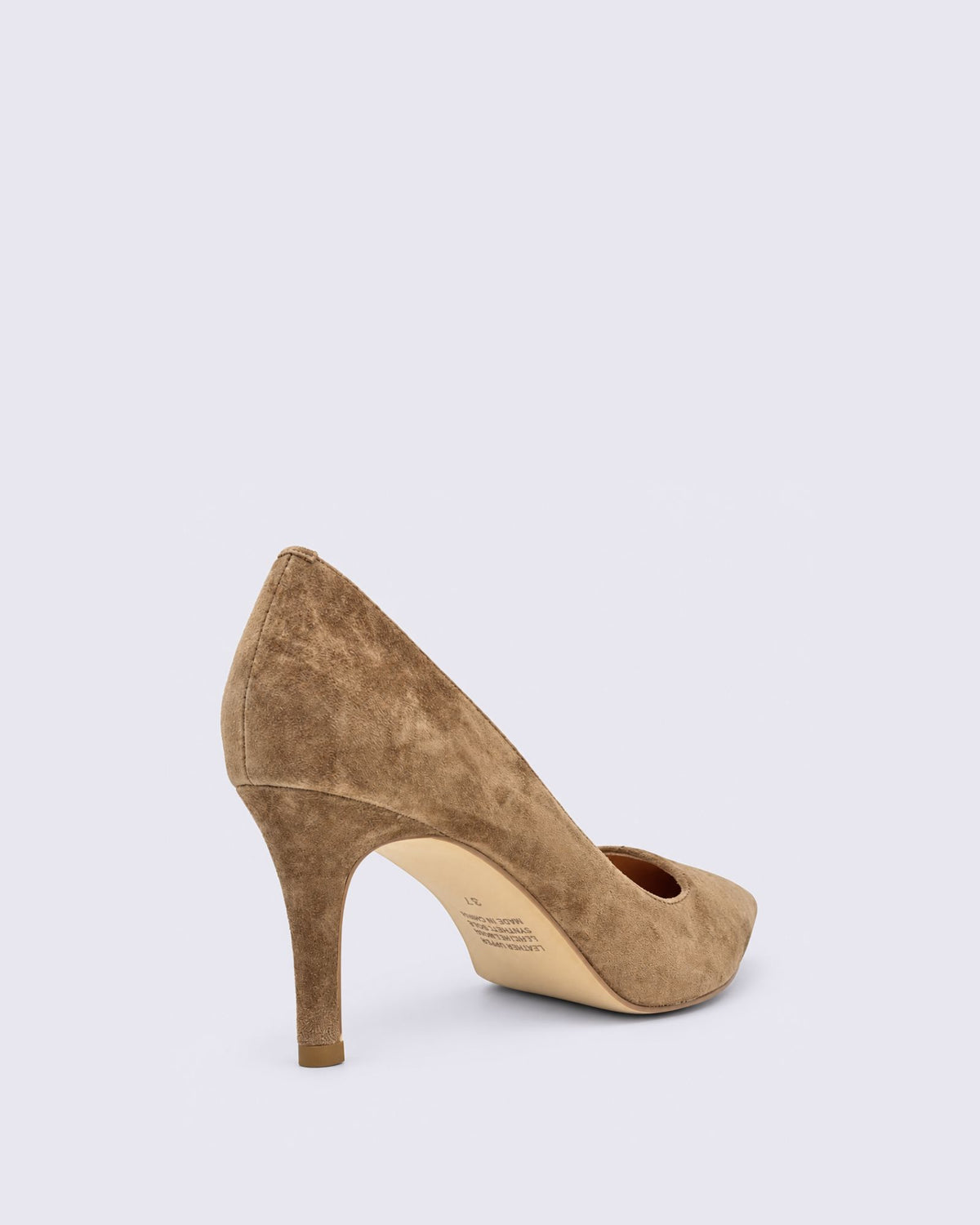 BARRIOS HEELS CHOCOLATE SUEDE