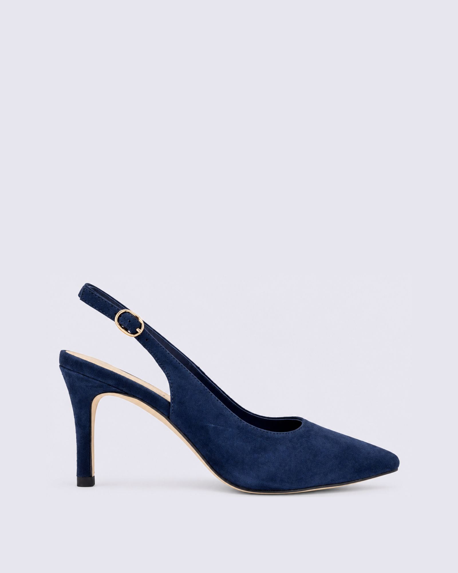 BEDELIA HEELS NAVY SUEDE