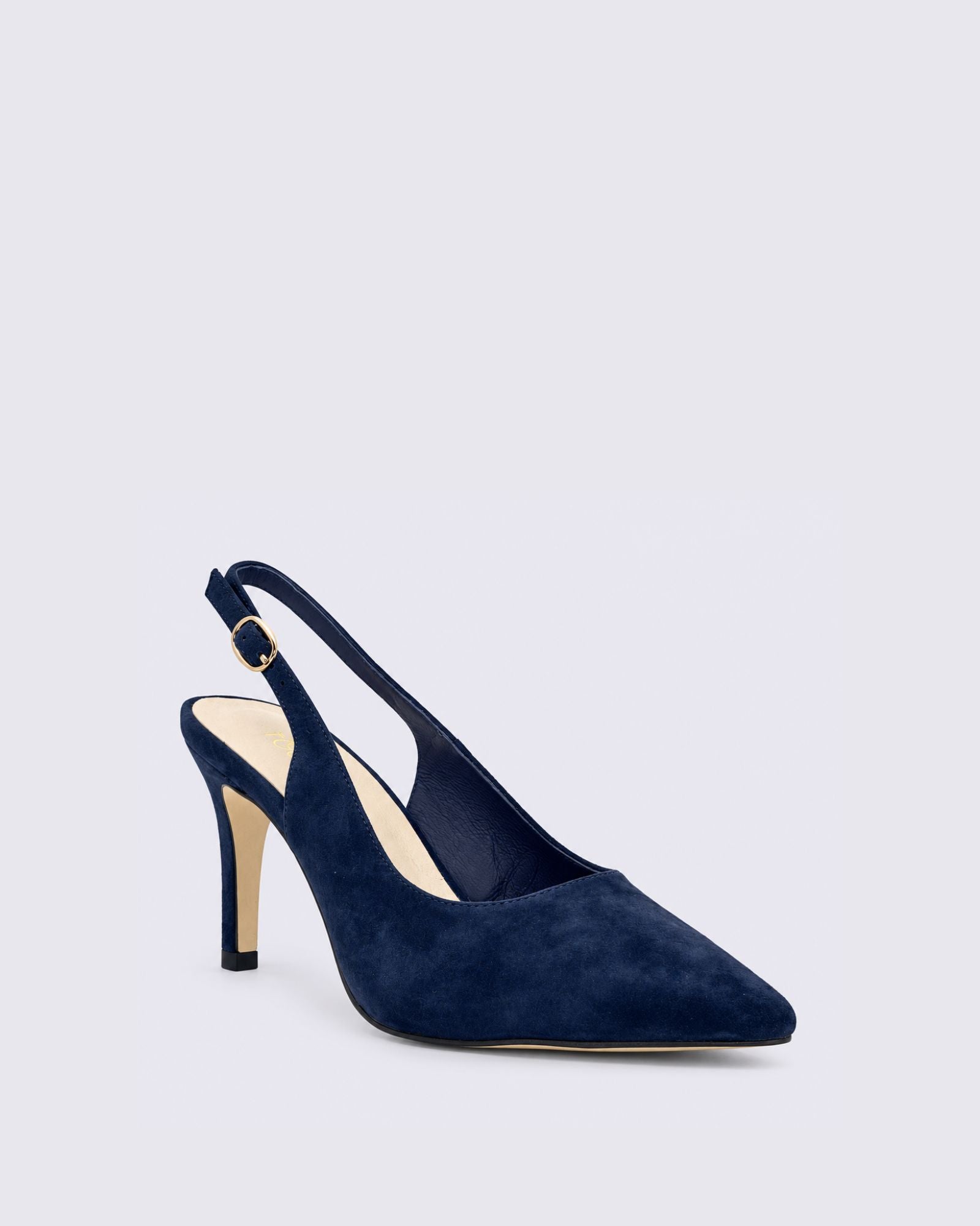 BEDELIA HEELS NAVY SUEDE