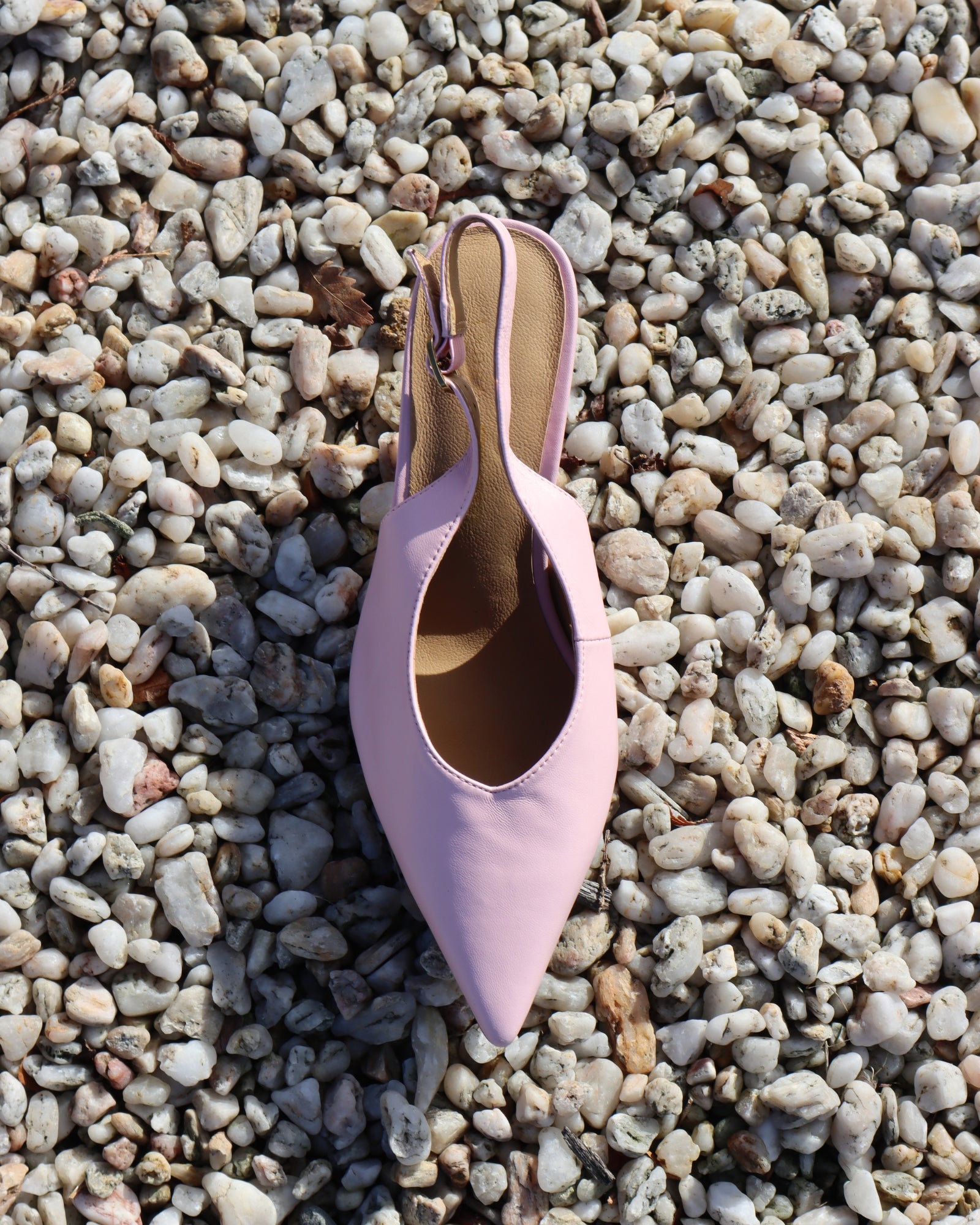 MONROE SLINGBACK HEELS PALE PINK