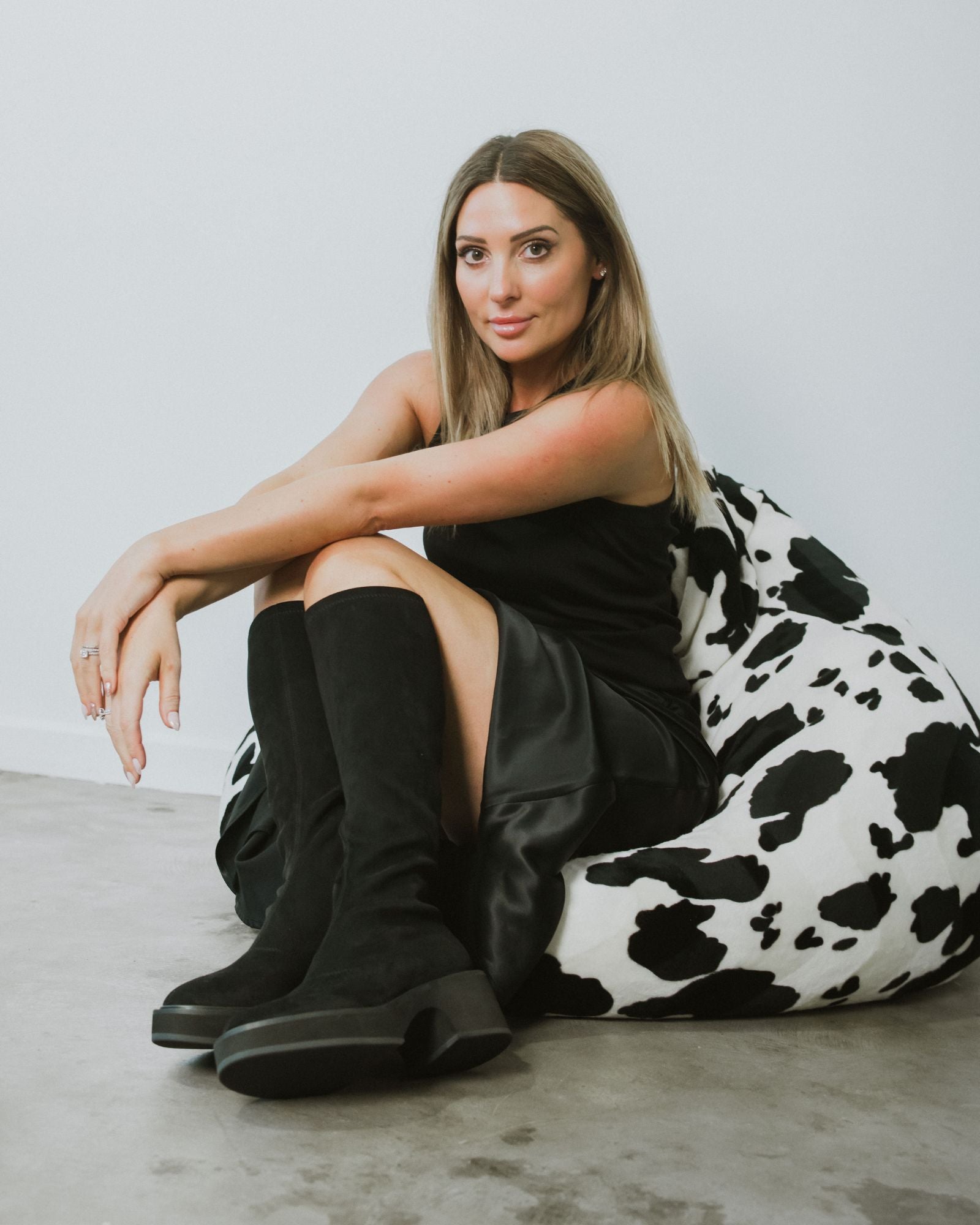 LIVVY LONG BOOTS BLACK