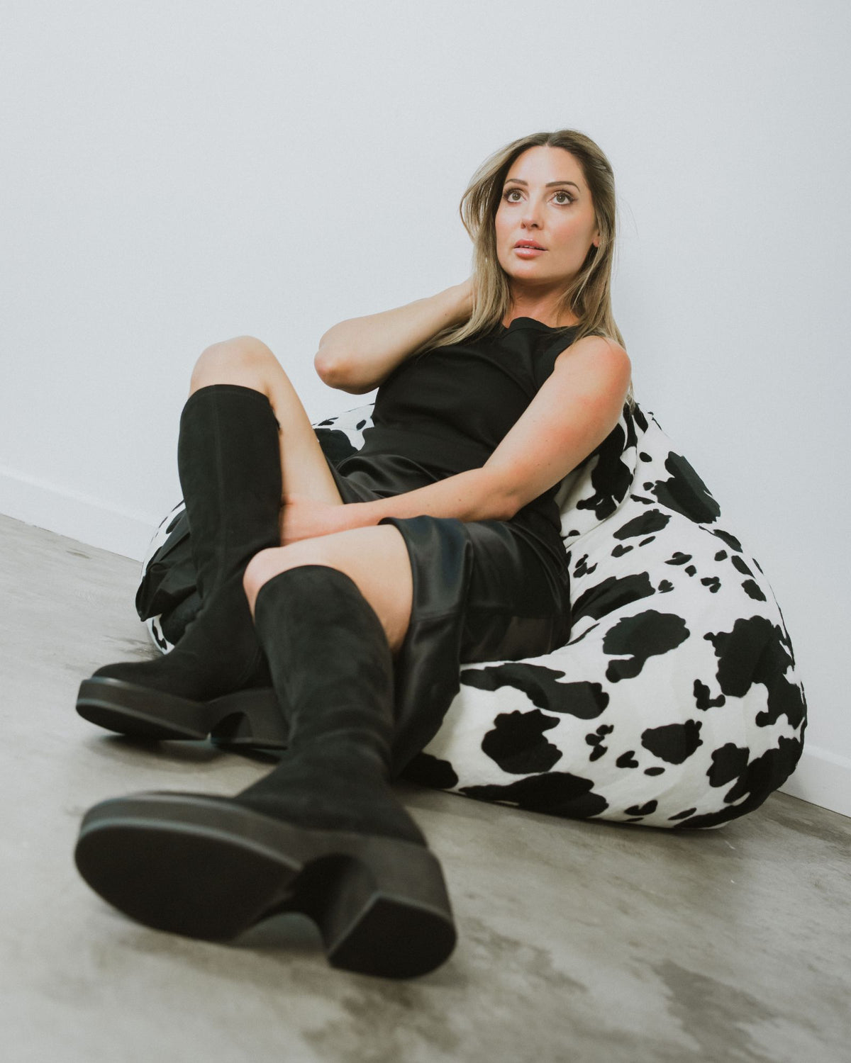 LIVVY LONG BOOTS BLACK