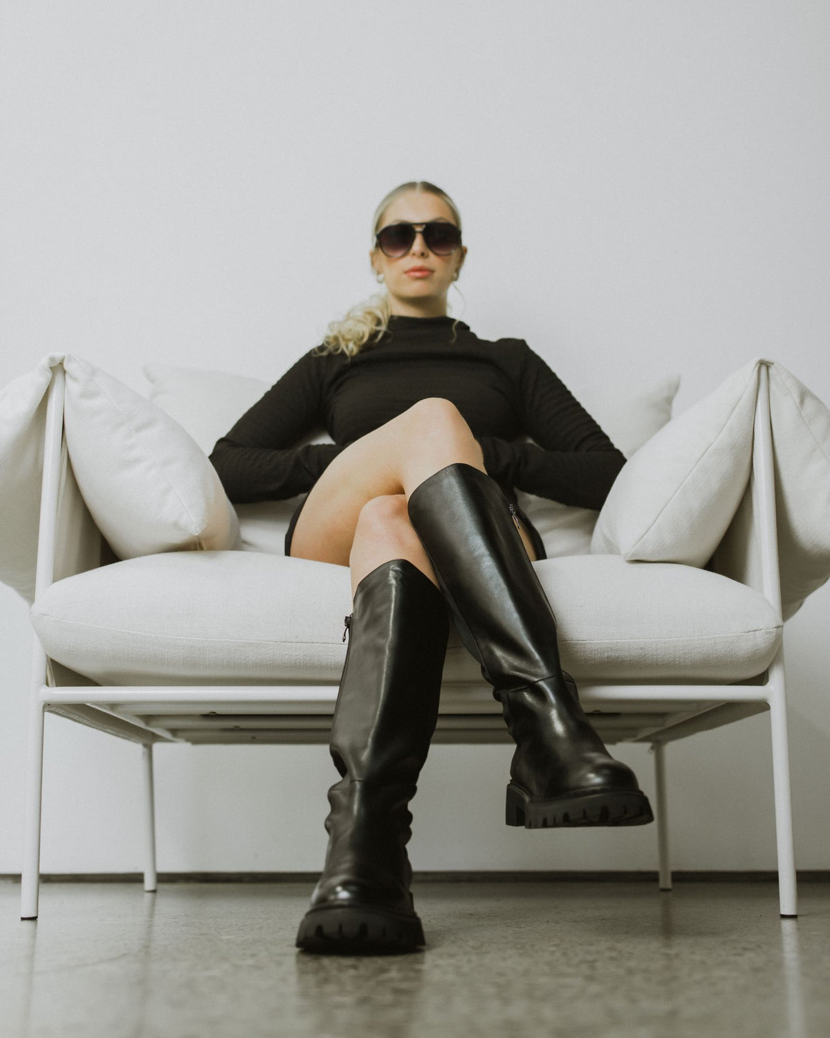 LONDON LONG BOOTS BLACK