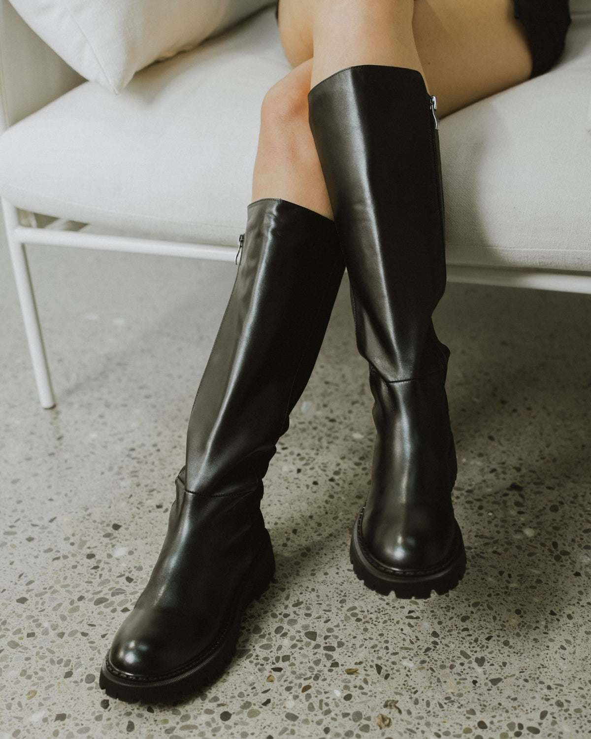 LONDON LONG BOOTS BLACK