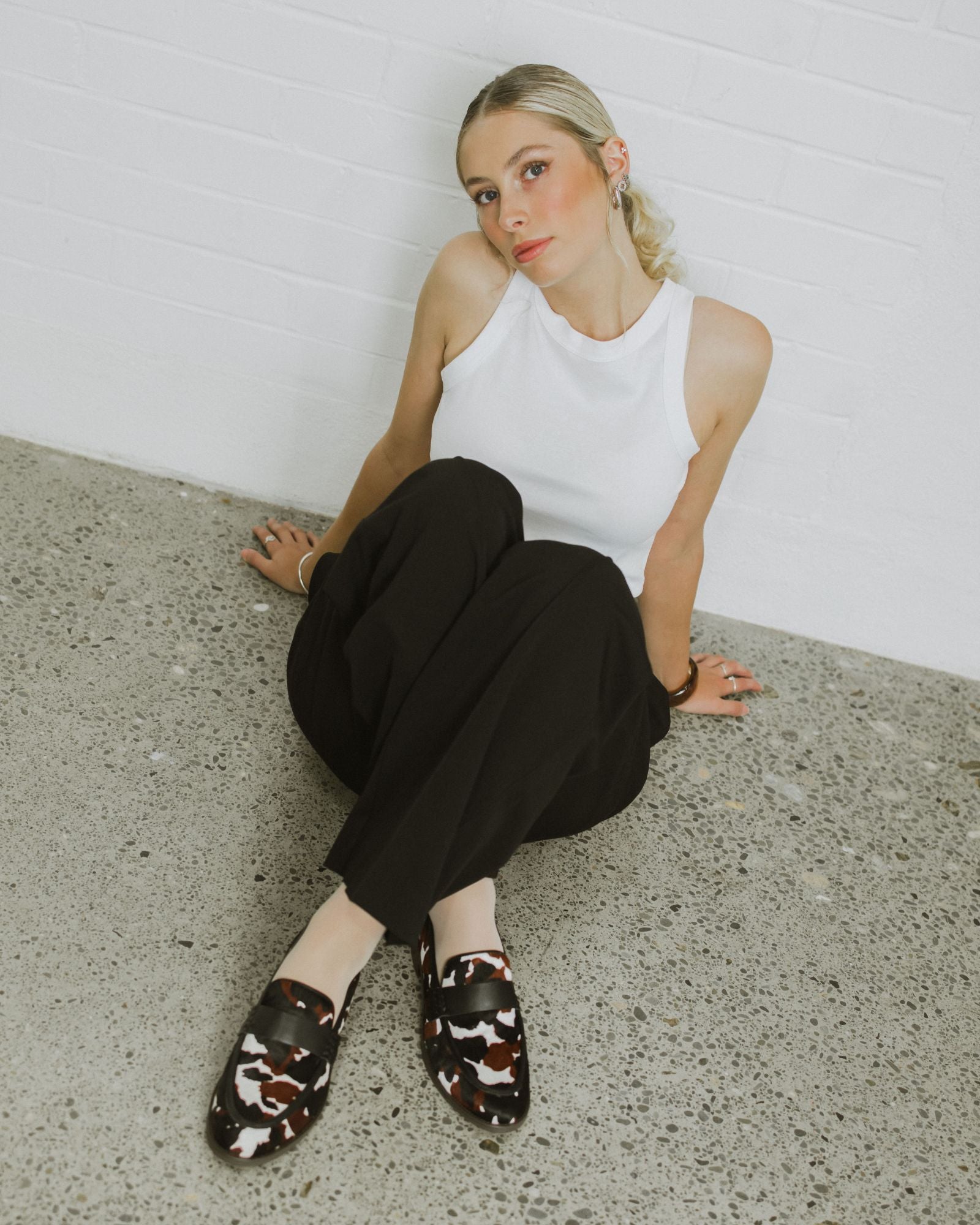 LOLLY LOAFERS COWHIDE