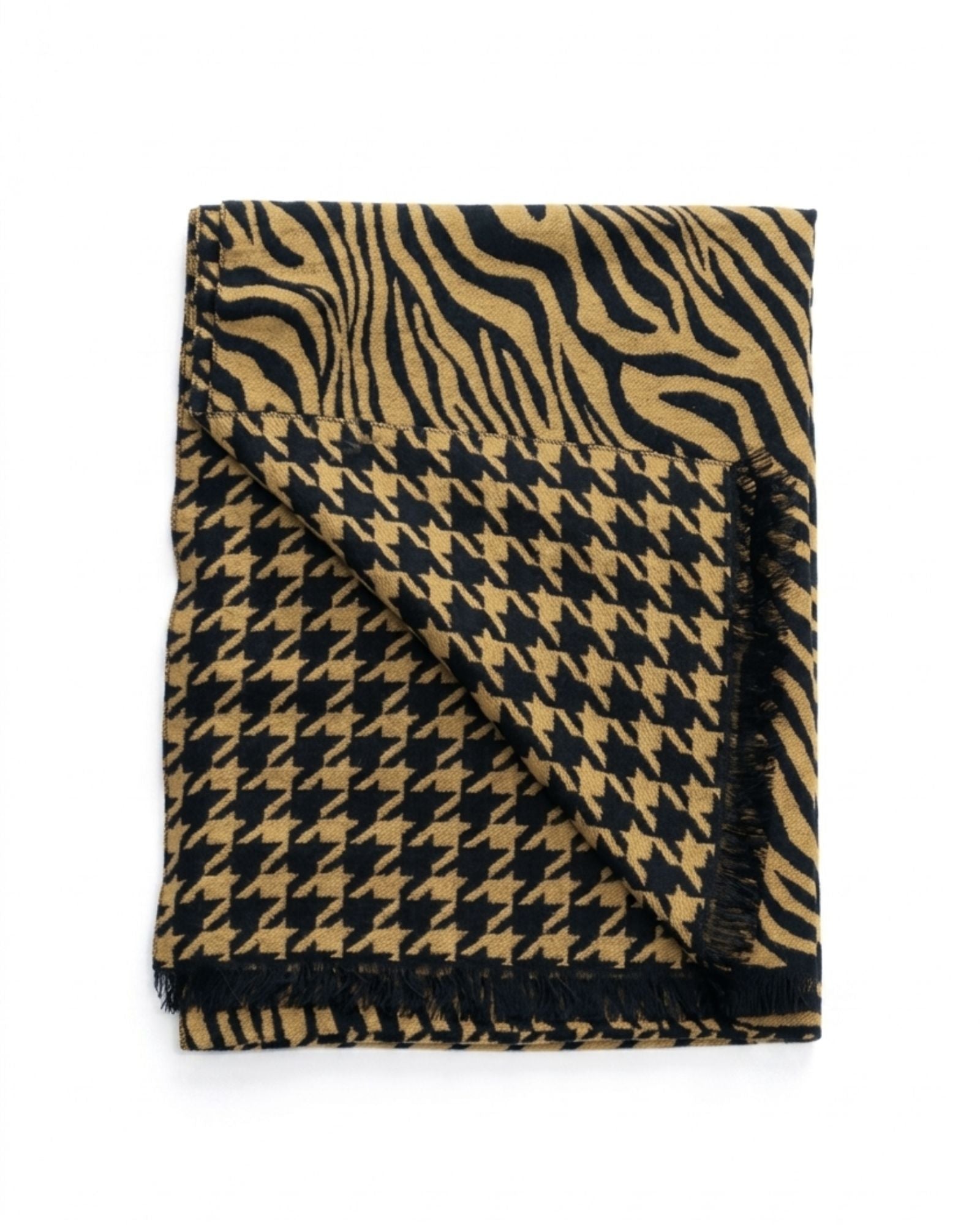 ASHLEY SCARF CHOCOLATE ZEBRA