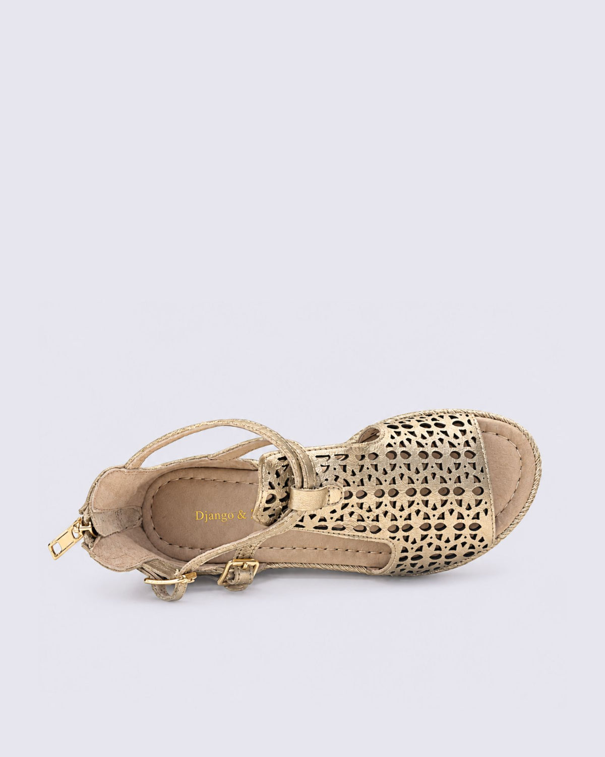ACCRA PLATFORM SANDAL CHAMPAGNE