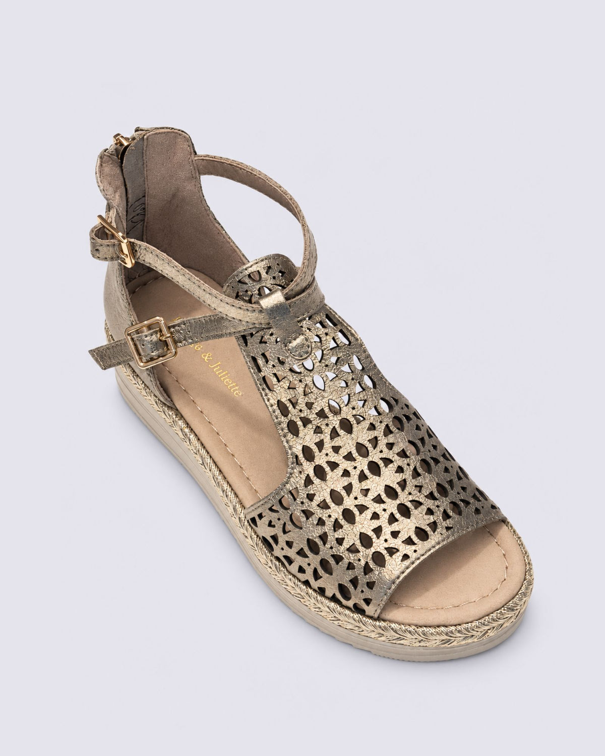 ACCRA PLATFORM SANDAL CHAMPAGNE