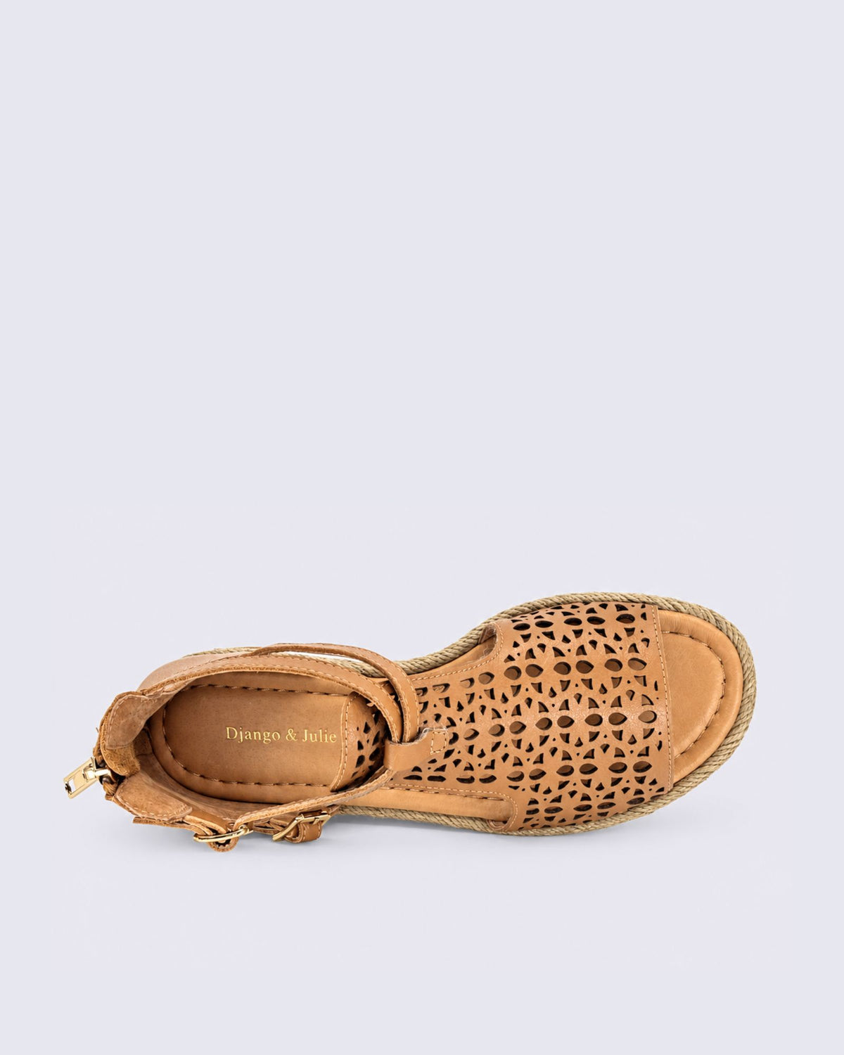 ACCRA PLATFORM SANDALS DARK TAN
