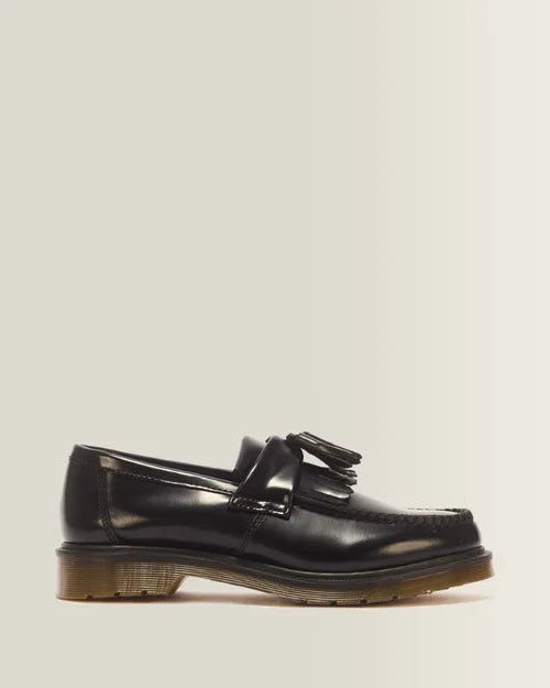ADRIAN TASSEL LOAFER BLACK POLISHED SMOOTH