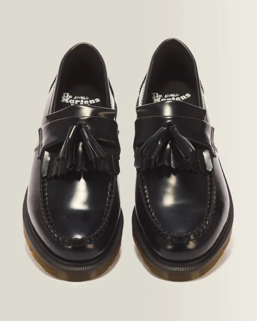 ADRIAN TASSEL LOAFER BLACK POLISHED SMOOTH