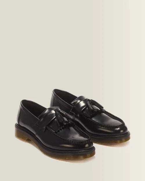 ADRIAN TASSEL LOAFER BLACK POLISHED SMOOTH