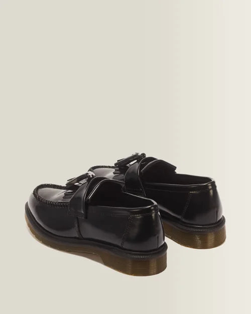ADRIAN TASSEL LOAFER BLACK POLISHED SMOOTH