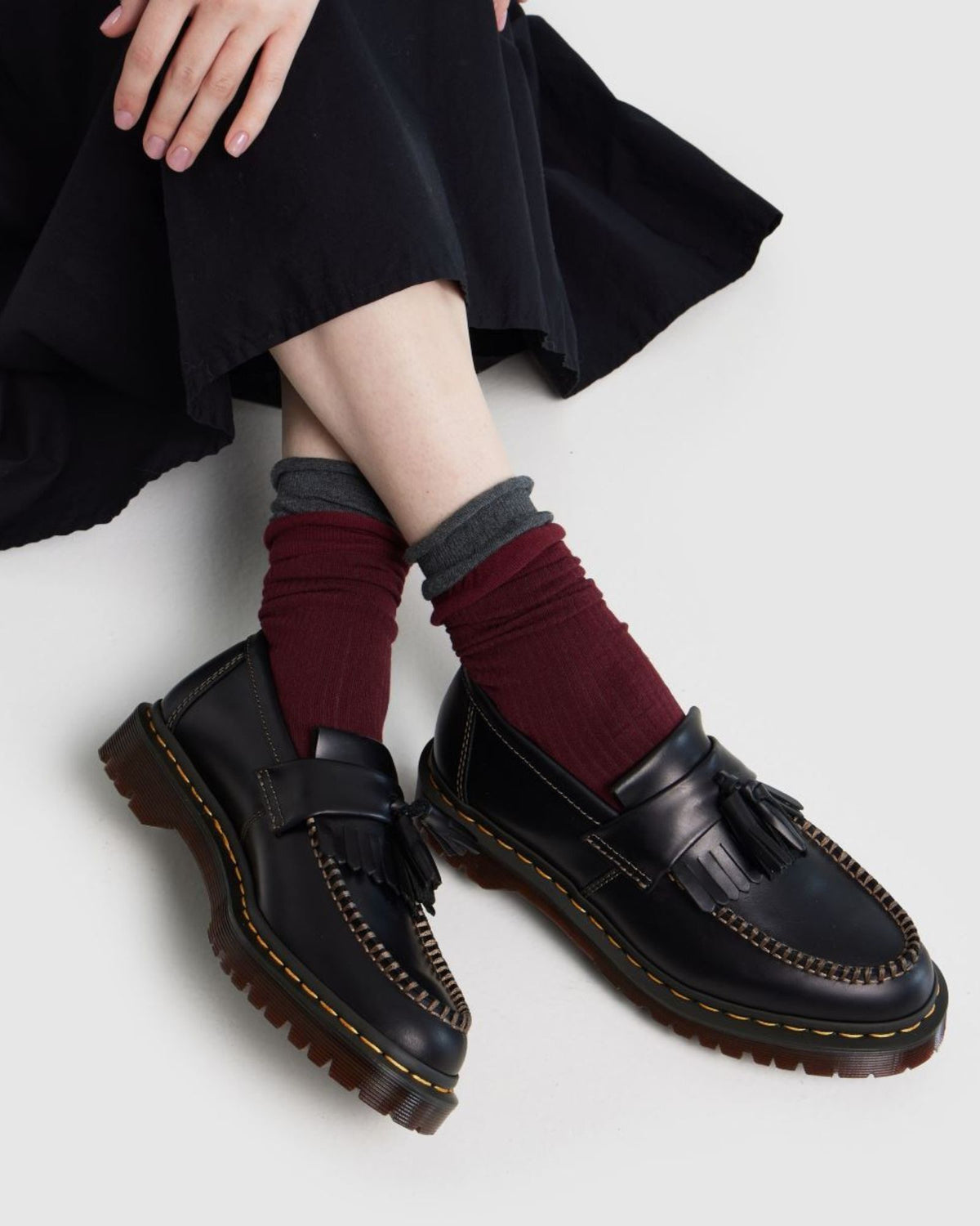 ADRIAN BEN TASSEL LOAFERS BLACK ORLEANS