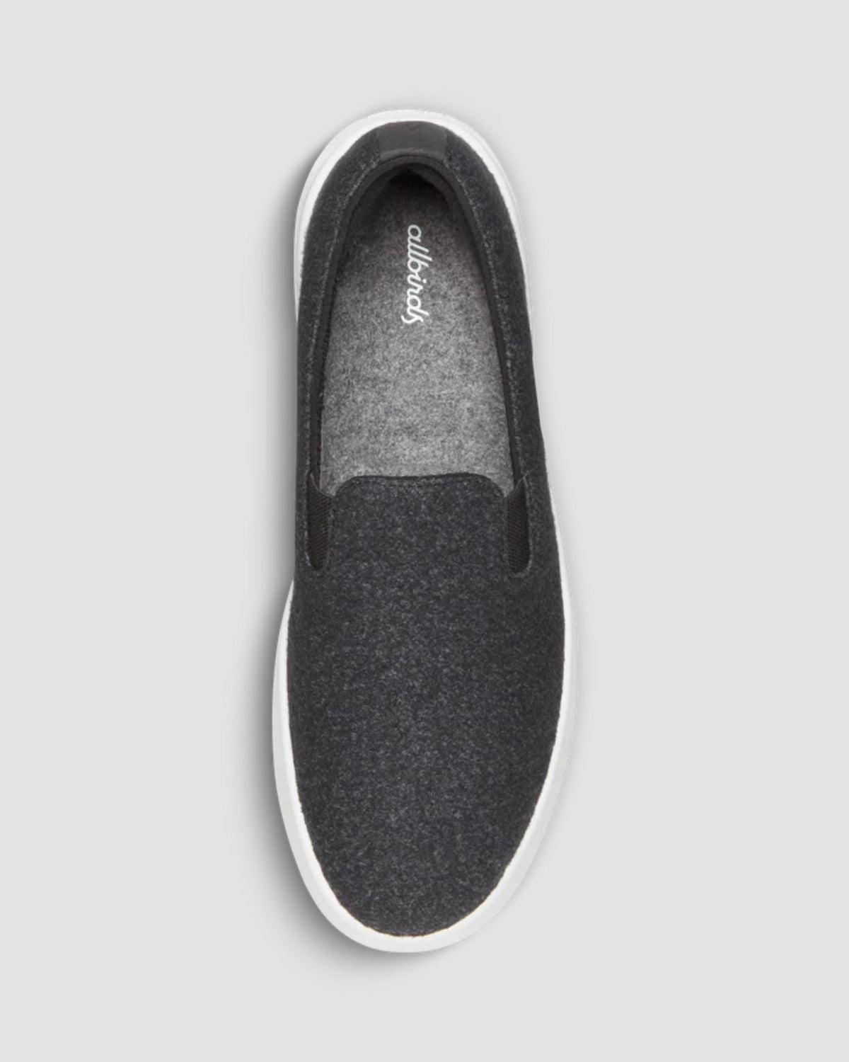 WOMENS WOOL CRUISER SLIP ON NATURAL BLACK