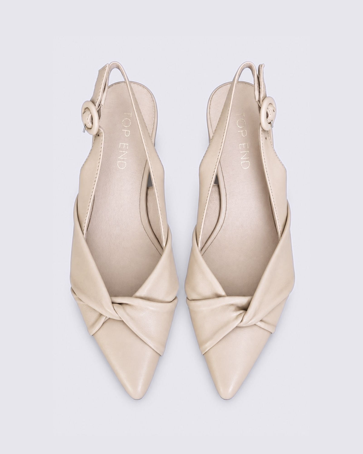 AMELLE SLINGBACK HEELS NUDE