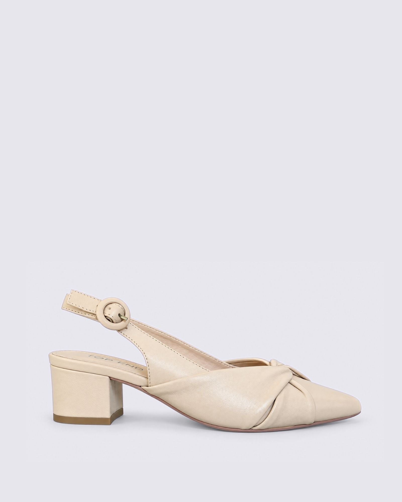 AMELLE SLINGBACK HEELS NUDE