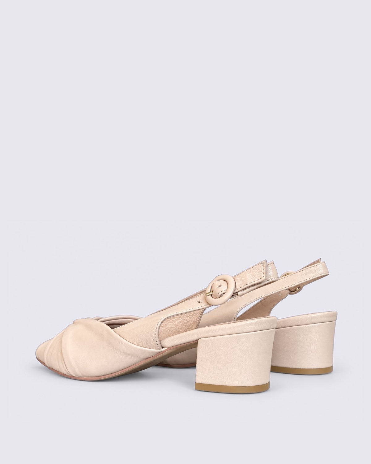 AMELLE SLINGBACK HEELS NUDE