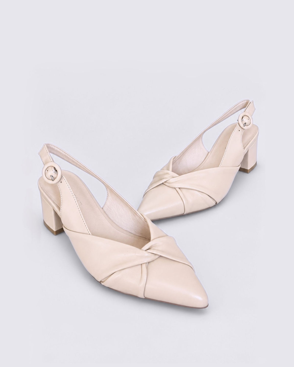 AMELLE SLINGBACK HEELS NUDE
