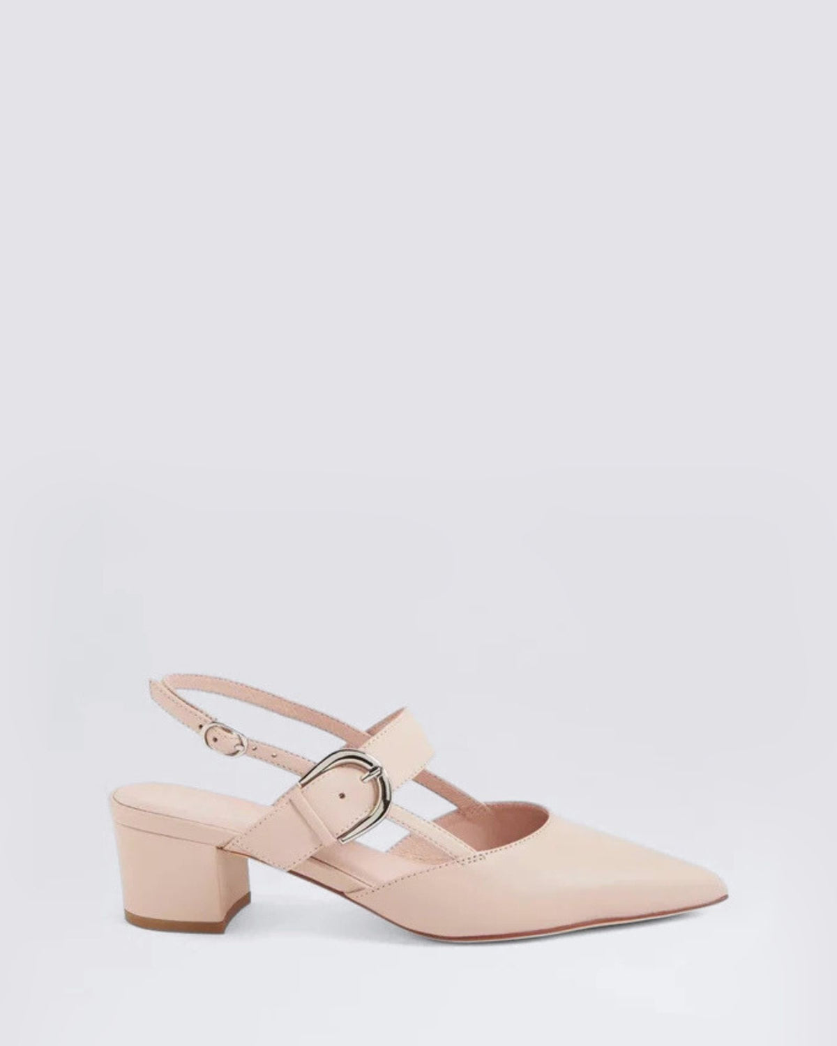 ASTEN SLINGBACK HEELS NUDE LEATHER