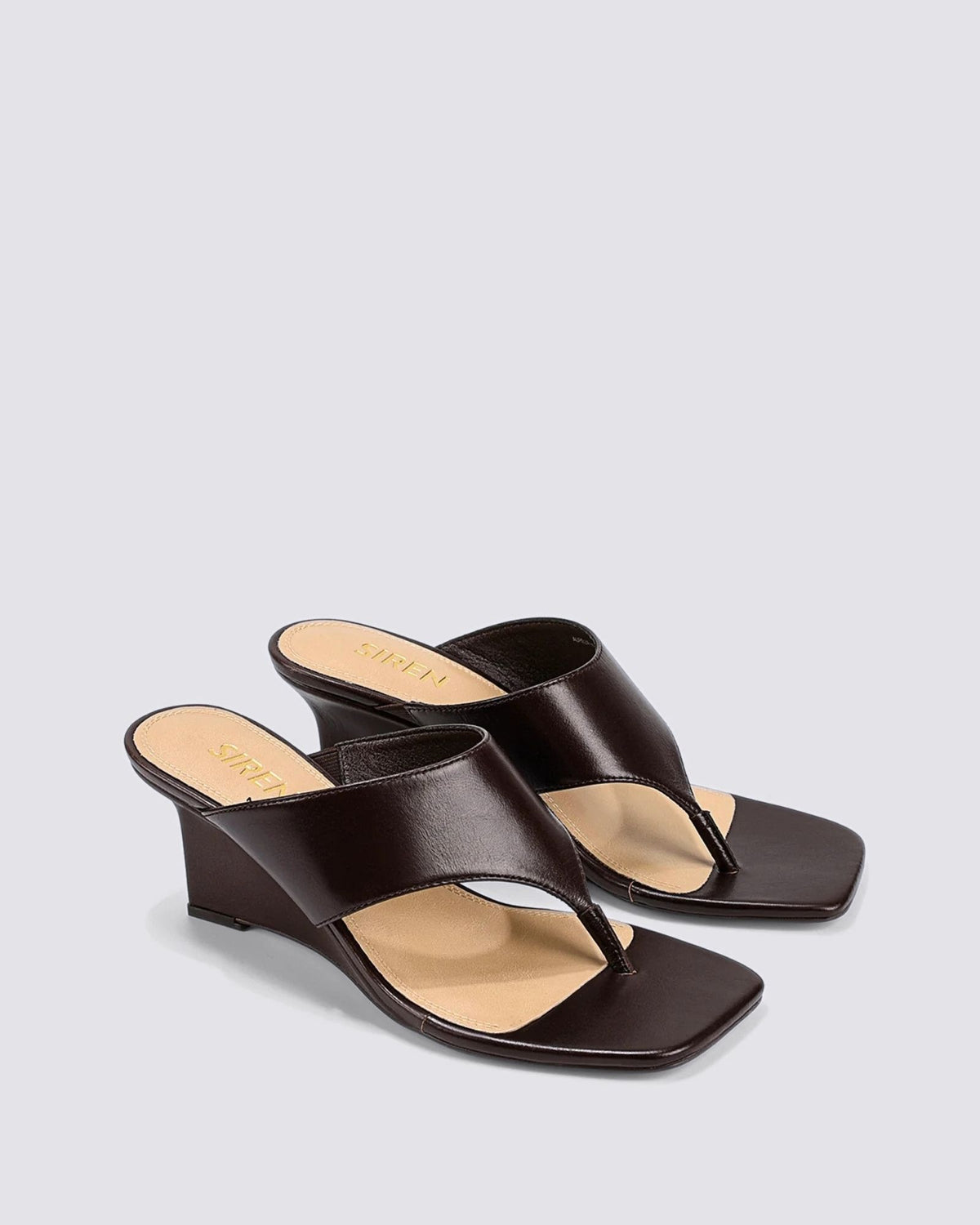 AURELIA WEDGES CHOCOLATE BROWN VINTAGE BROWN