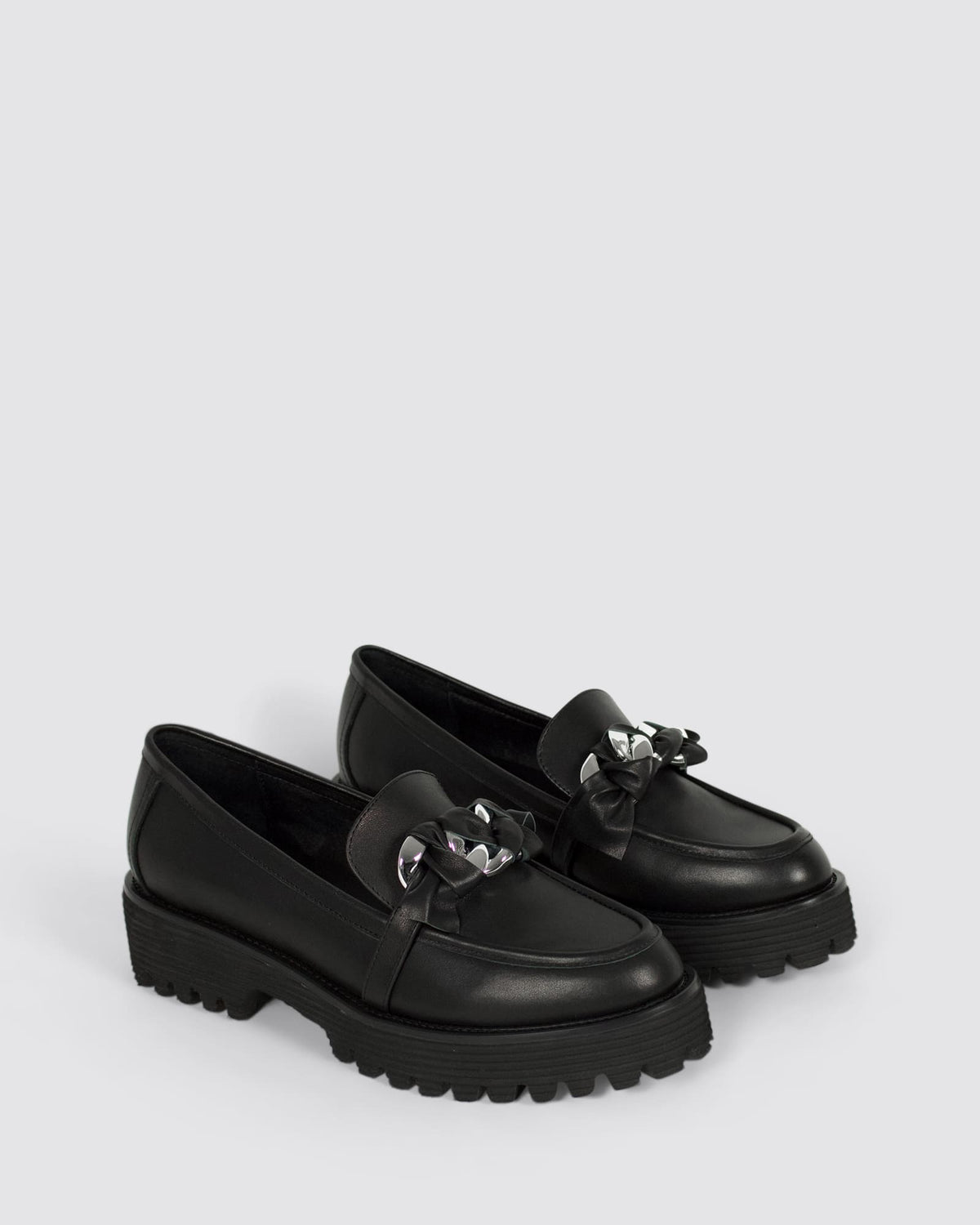FELICITY LOAFERS BLACK LEATHER