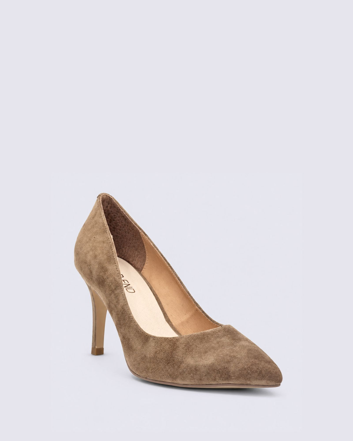 BARRIOS HEELS CHOCOLATE SUEDE