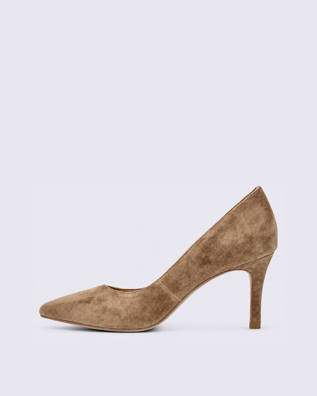 BARRIOS HEELS CHOCOLATE SUEDE