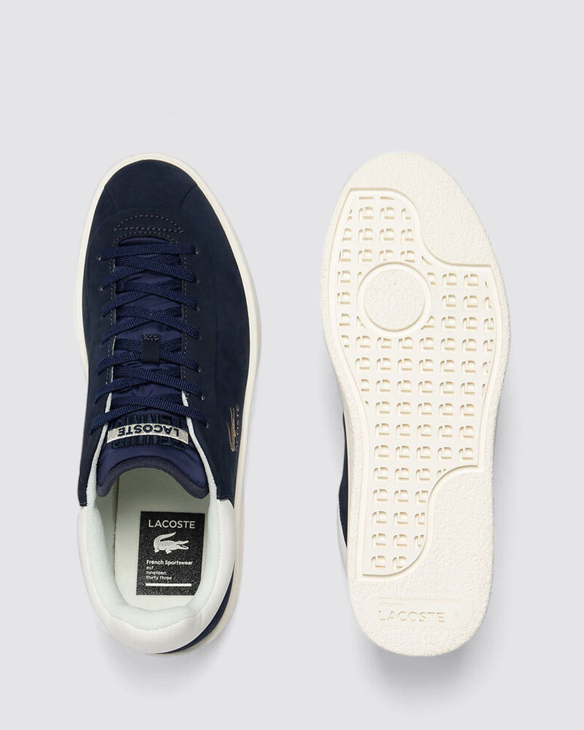 BASESHOT PRM 124 MENS SNEAKERS NAVY/WHITE LEATHER