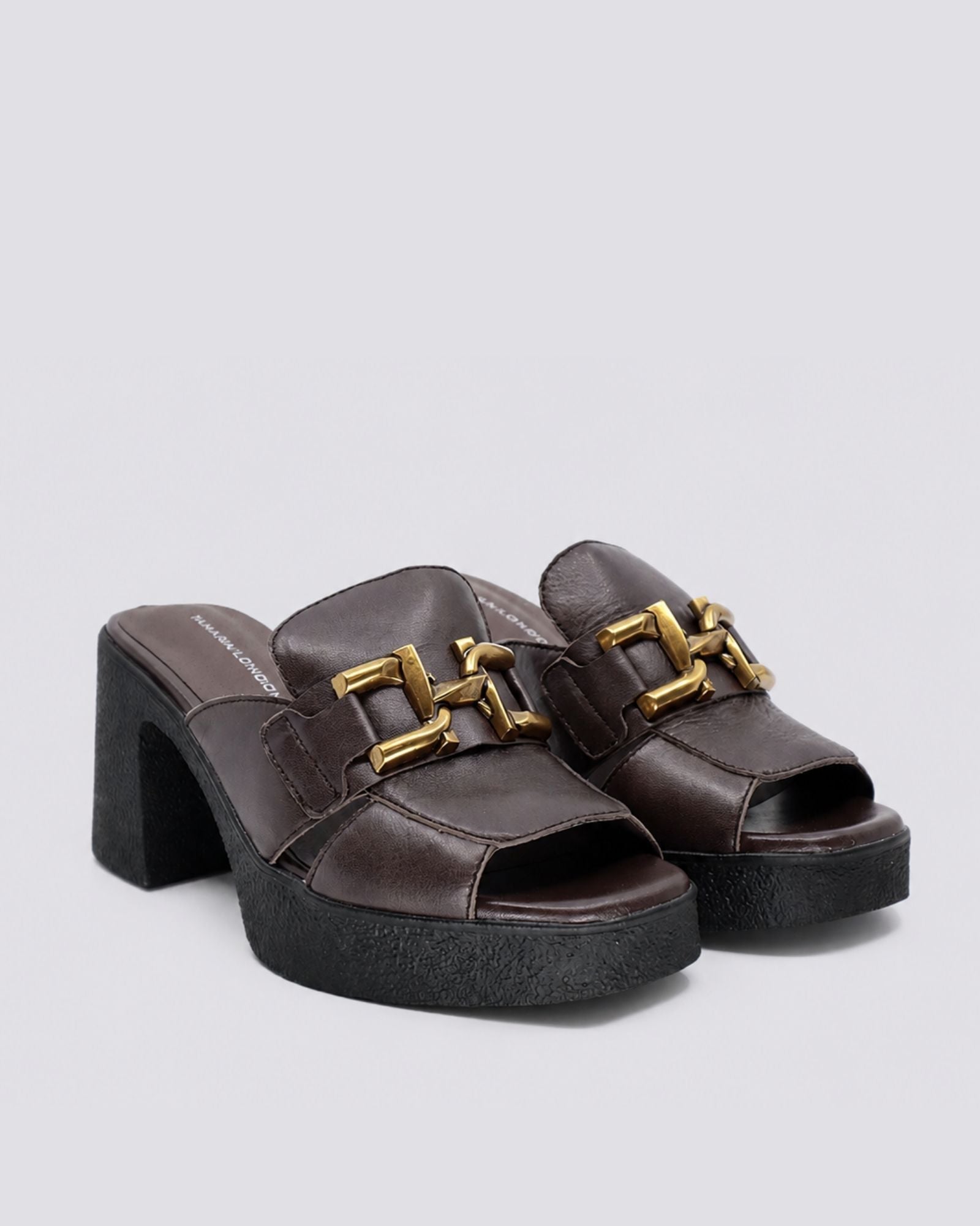 BASS HEELS CHOCOLATE