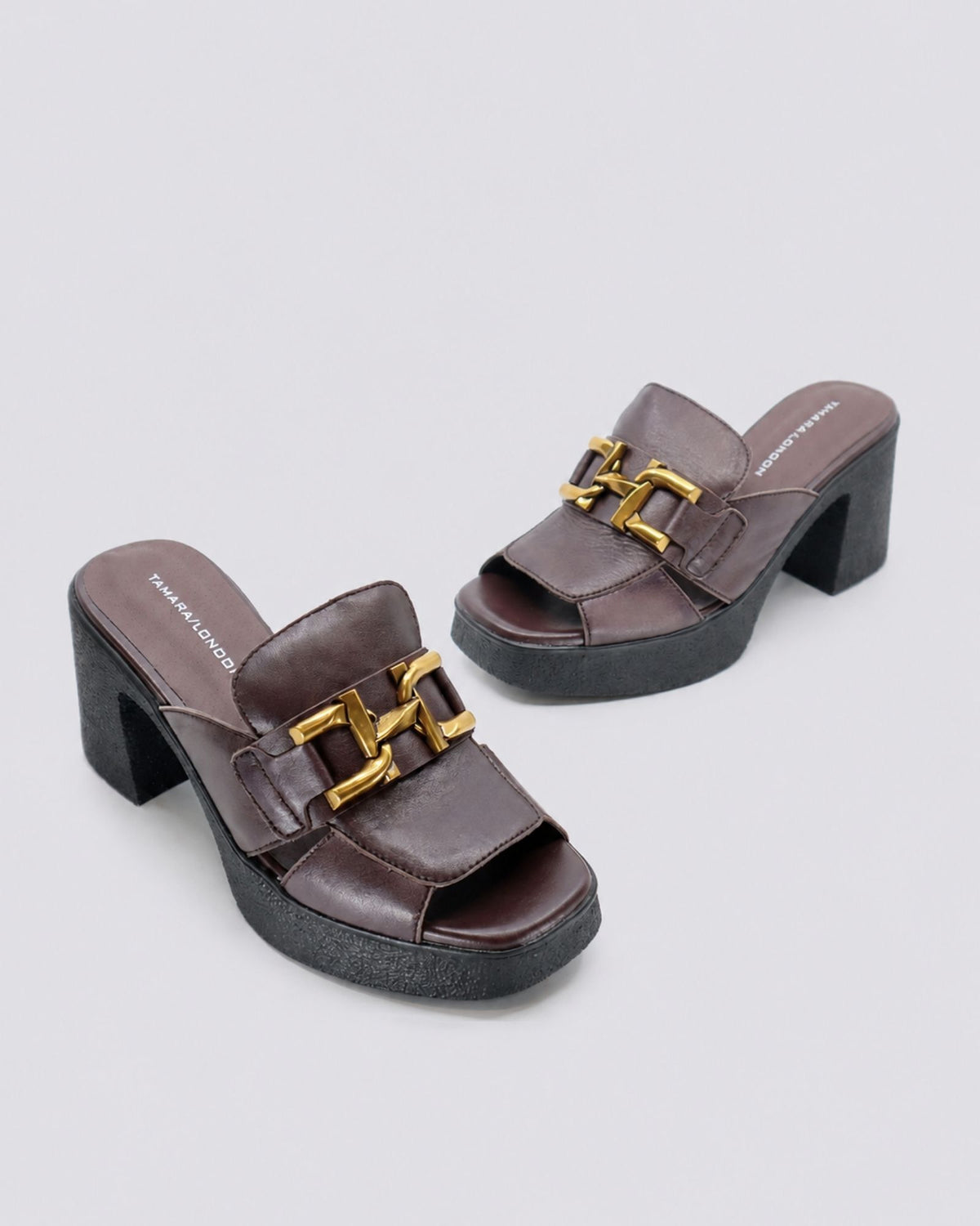 BASS HEELS CHOCOLATE
