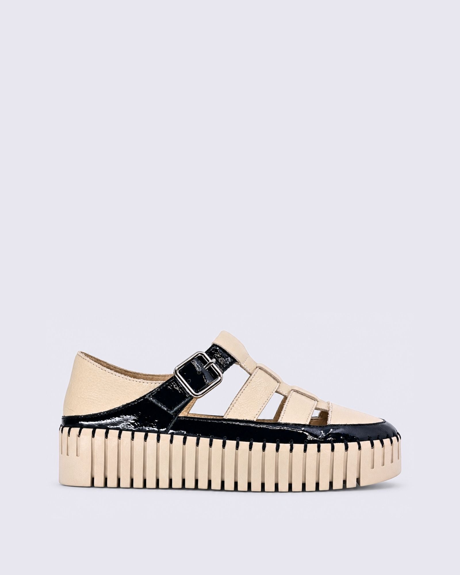 BAYTOWN FLAT SANDALS BLACK/AMOND