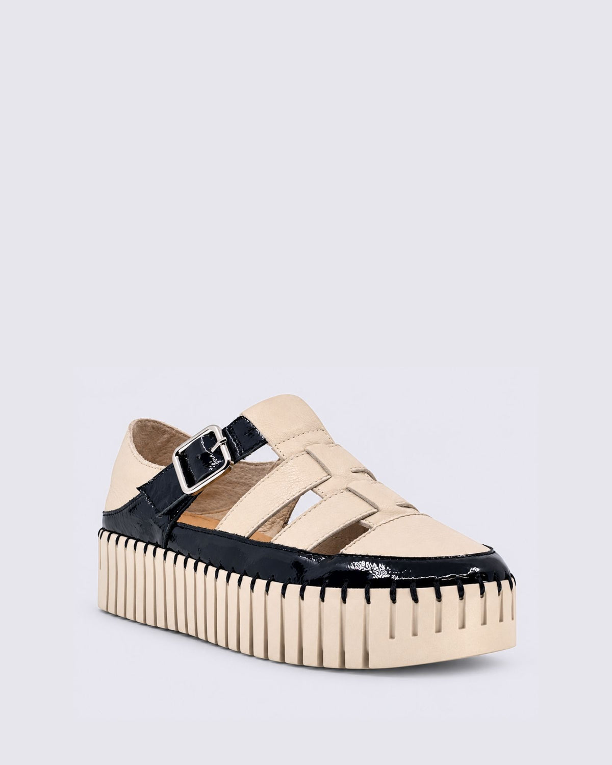 BAYTOWN FLAT SANDALS BLACK/AMOND