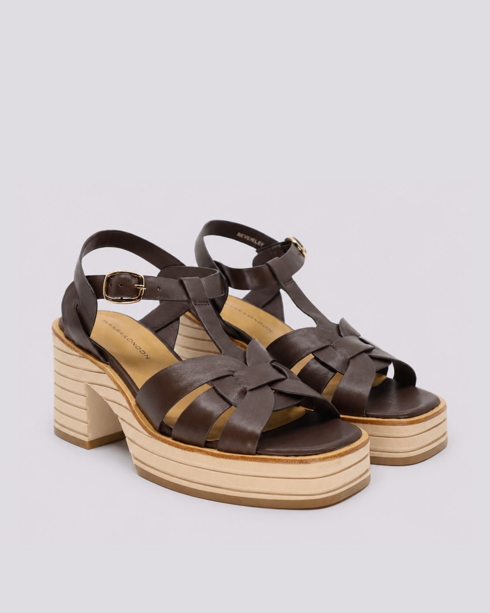 BEVERLEY HEELED SANDALS CAFE