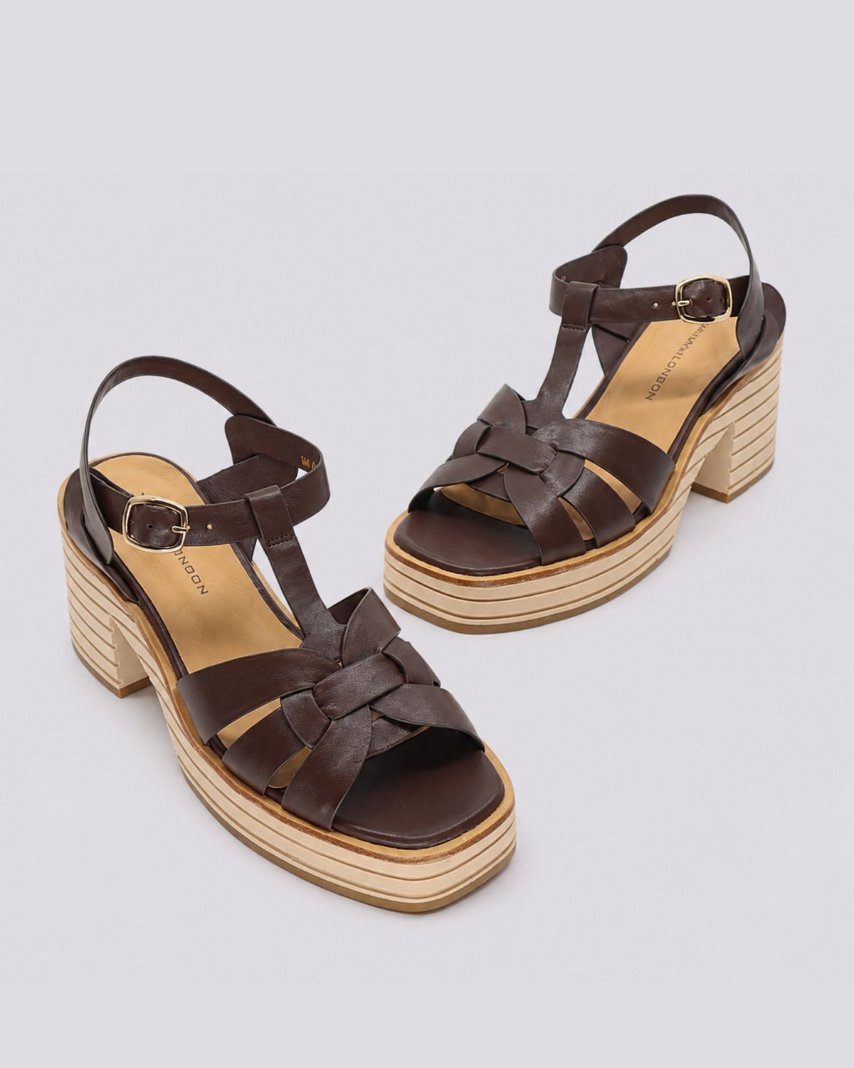 BEVERLEY HEELED SANDALS CAFE