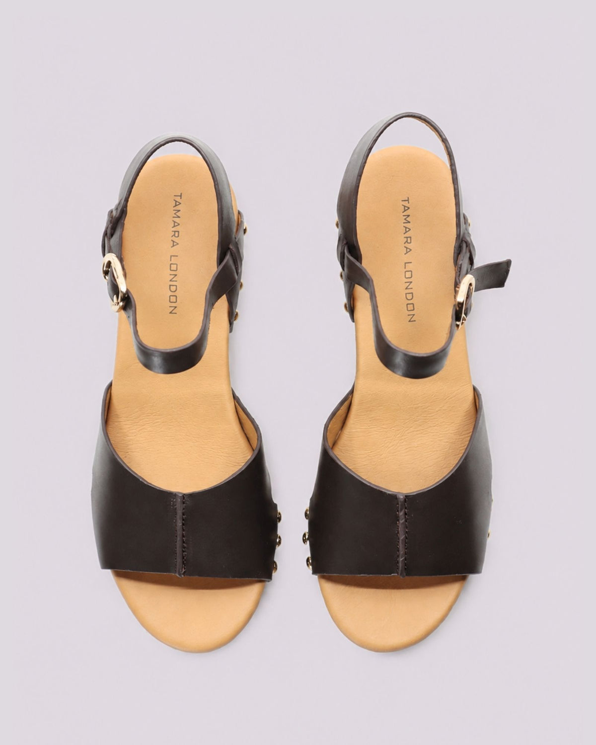 BILBO WEDGE SANDALS CHOCOLATE