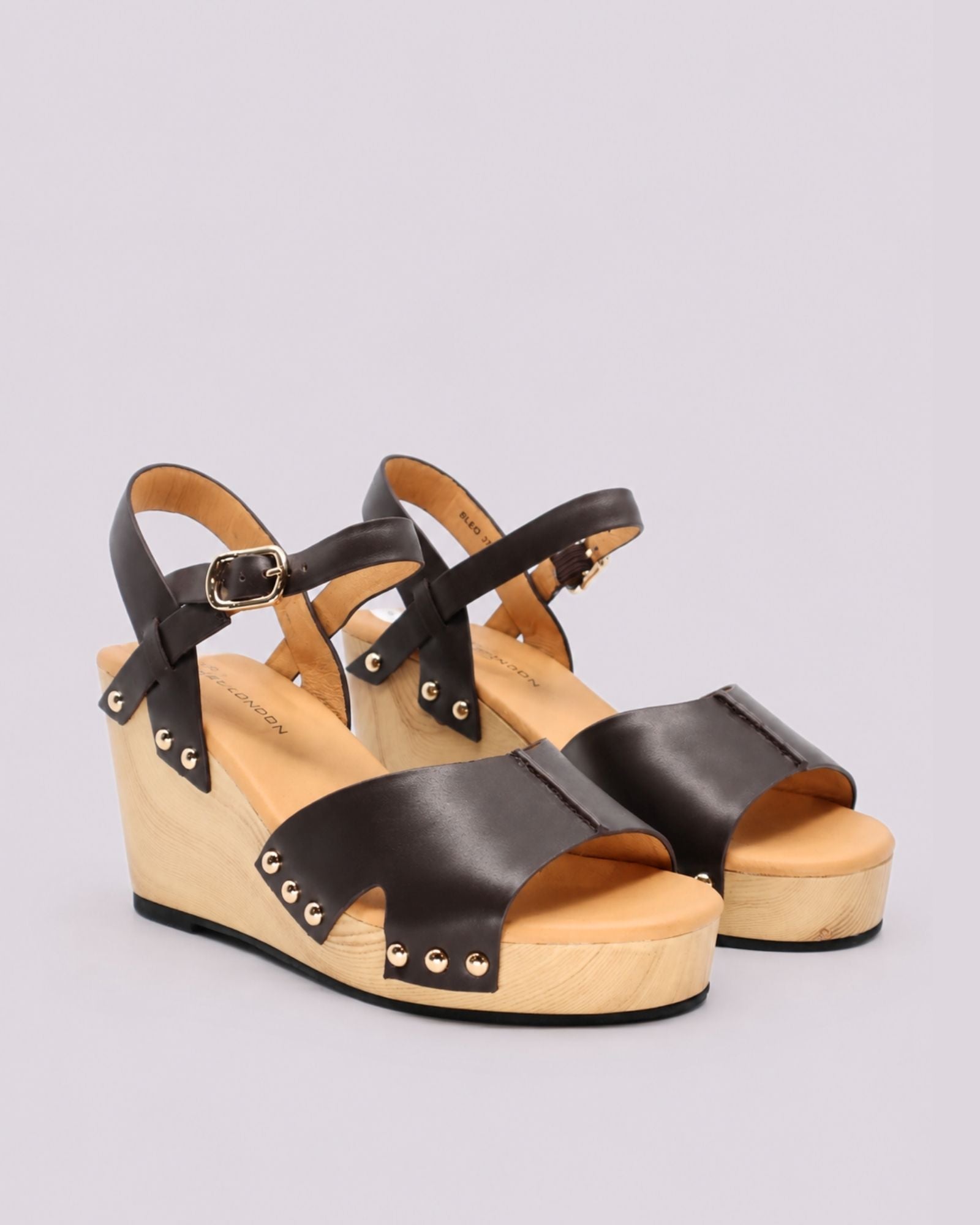 BILBO WEDGE SANDALS CHOCOLATE