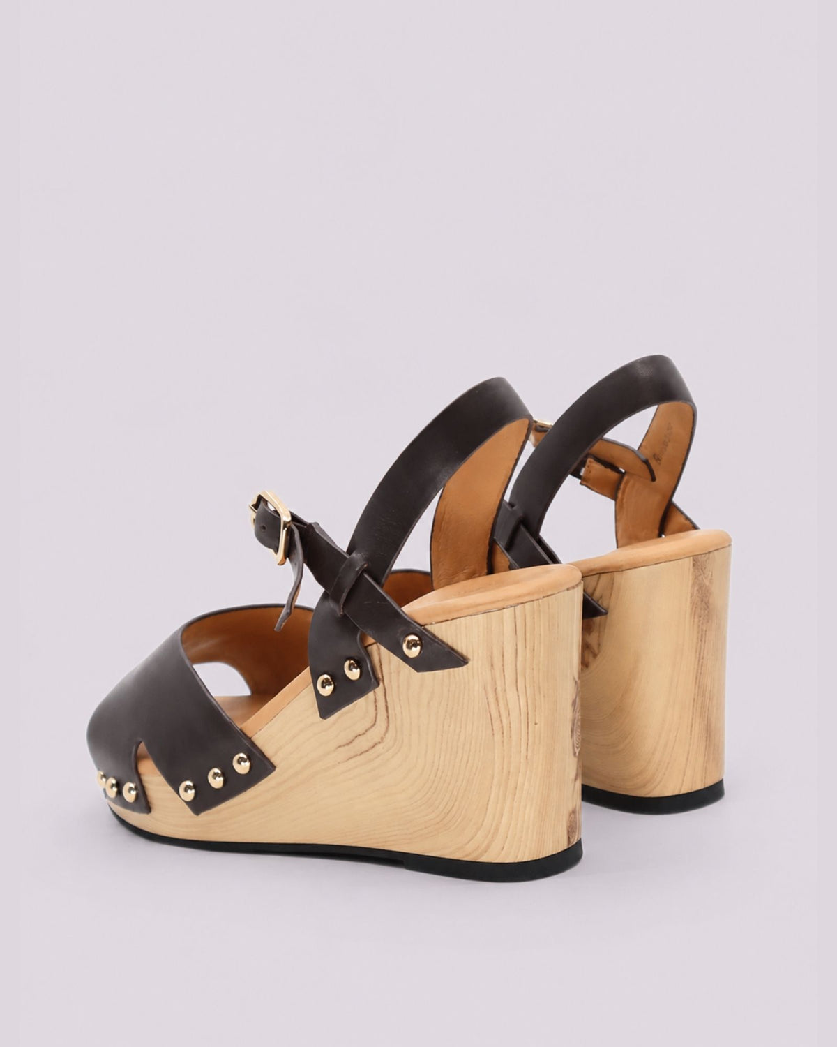 BILBO WEDGE SANDALS CHOCOLATE