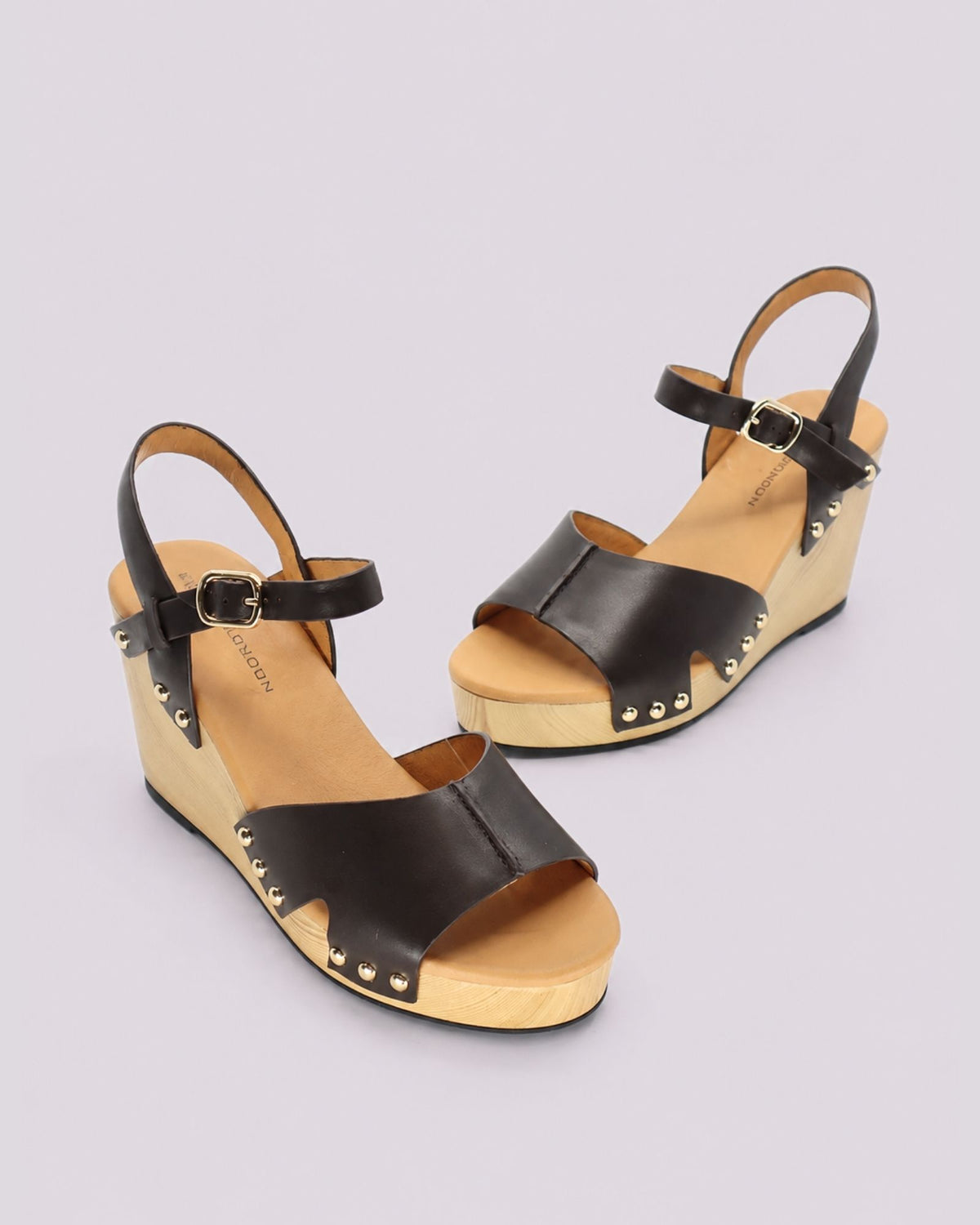 BILBO WEDGE SANDALS CHOCOLATE