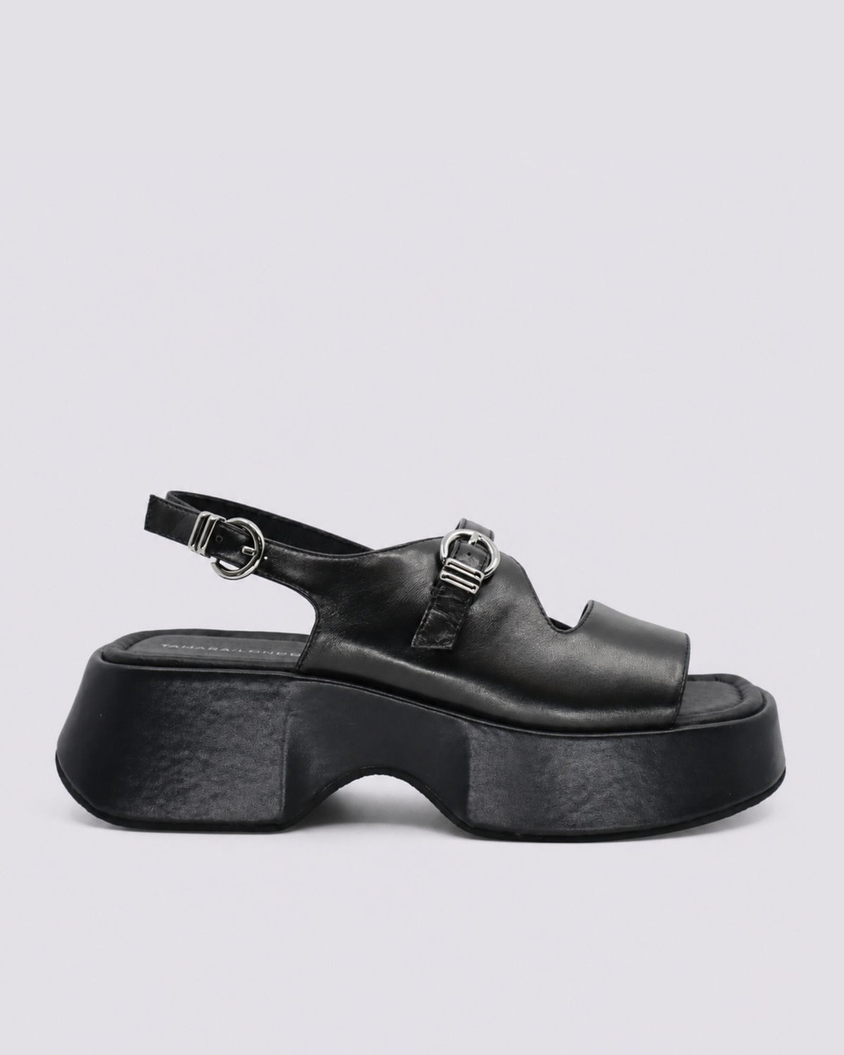 BOISE PLATFORM SANDALS BLACK